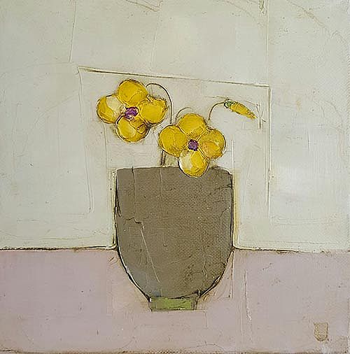 Eithne  Roberts - Yellow pansies